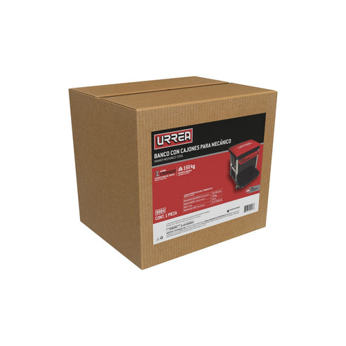 Banco Para Mecánico Con Cajones, 46 cm, Urrea 9984