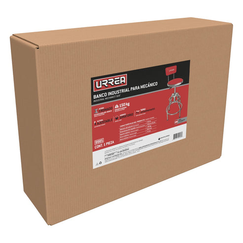 Banco Para Mecánico Con Palanca Para Ajuste De Altura, 82 cm, Urrea 9985