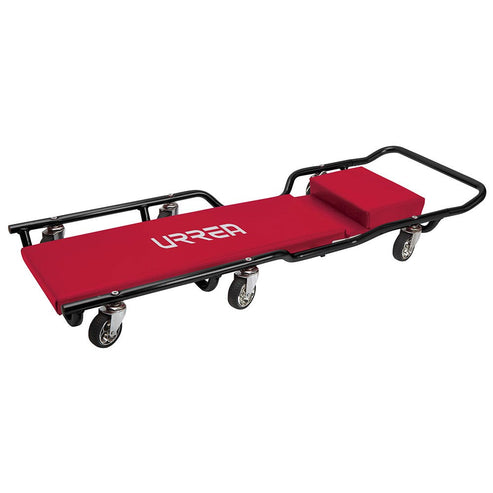 Cama Para Mecánico Acolchonada Ajustable 3 Posiciones, 6 Ruedas Giratorias, Urrea 9995A