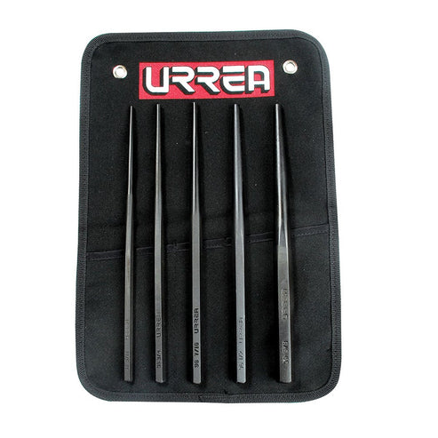Juego De Punzones Guía Botador Largos, 5 Piezas, Urrea 99B