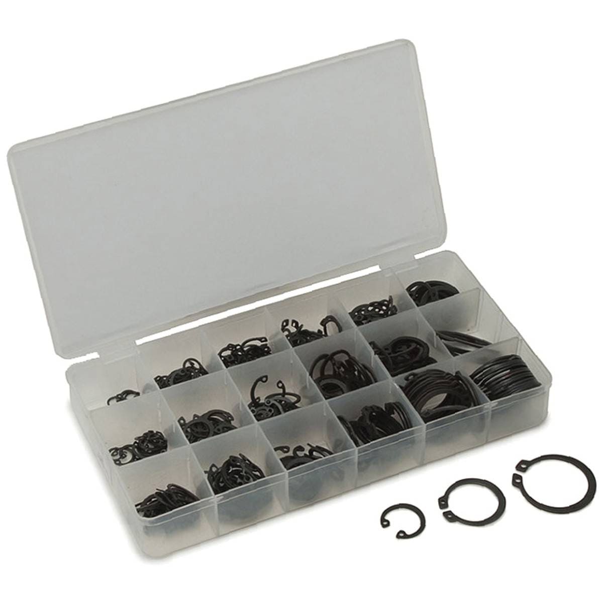 Juego de Anillos de Retención 300 Piezas (Exterior e Interior)