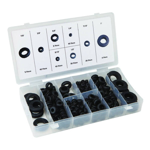 Juego de Empaques de Hule Weston 125 Piezas (Arandelas y Tapones)