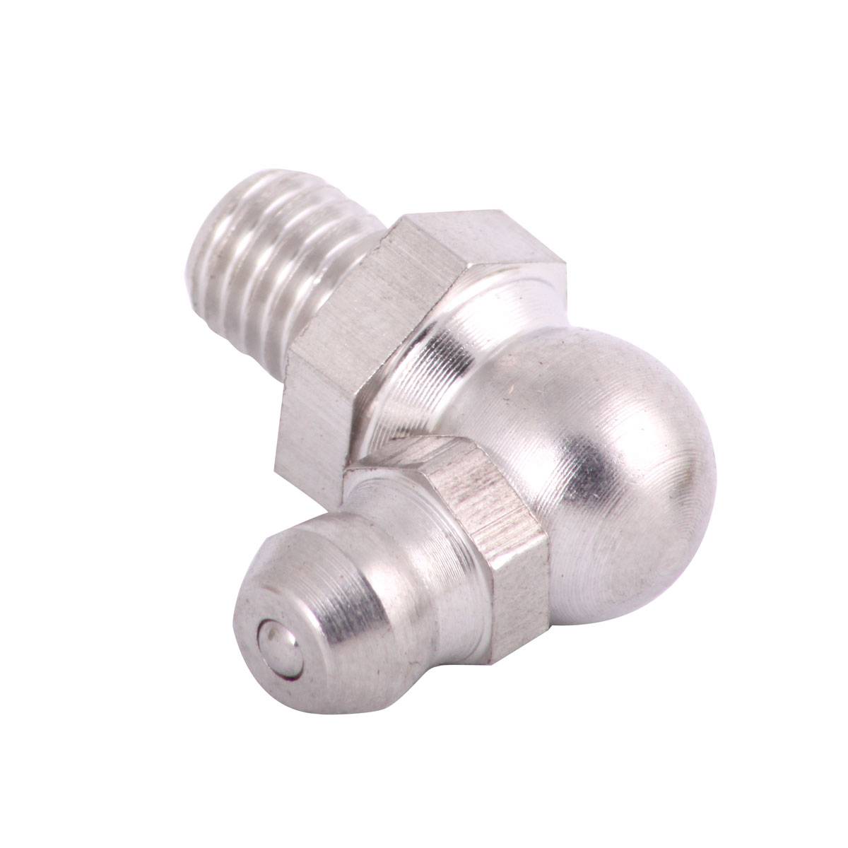 Grasera 1/4-28 90° Inoxidable (Empaque c/100 Pzas) | A-16508