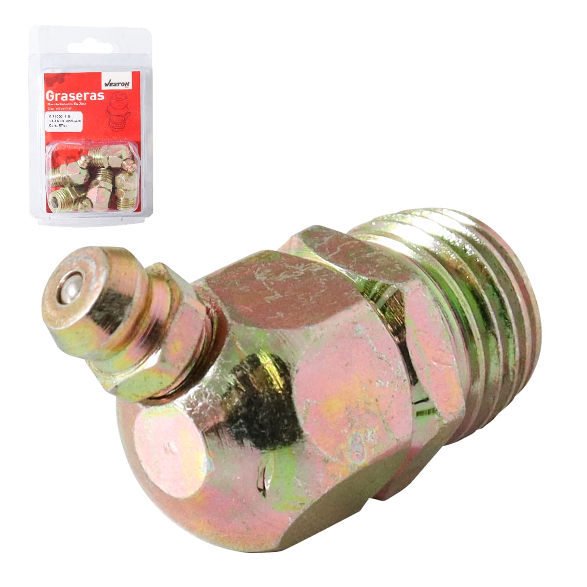 Grasera 1/4" NPT 45° (5PZS) | A-16550-1-B
