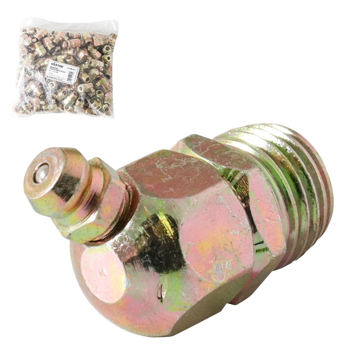 Grasera 1/4" NPT 45° (Empaque c/100 Pzas) | A-16550-1