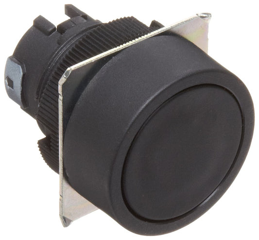 PULSADOR DE TIPO PLANO, IP65, NO ILUMINADO, REDONDO, NEGRO OMRON A22-FB