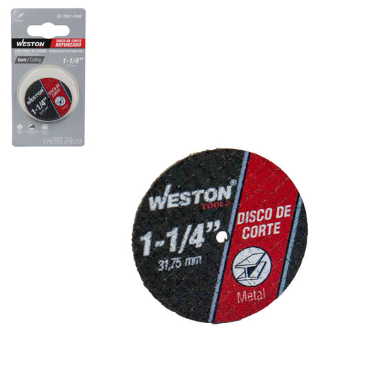 Disco de Corte Reforzado con Fibra de Vidrio 1-1/4" | AD-2002-426B