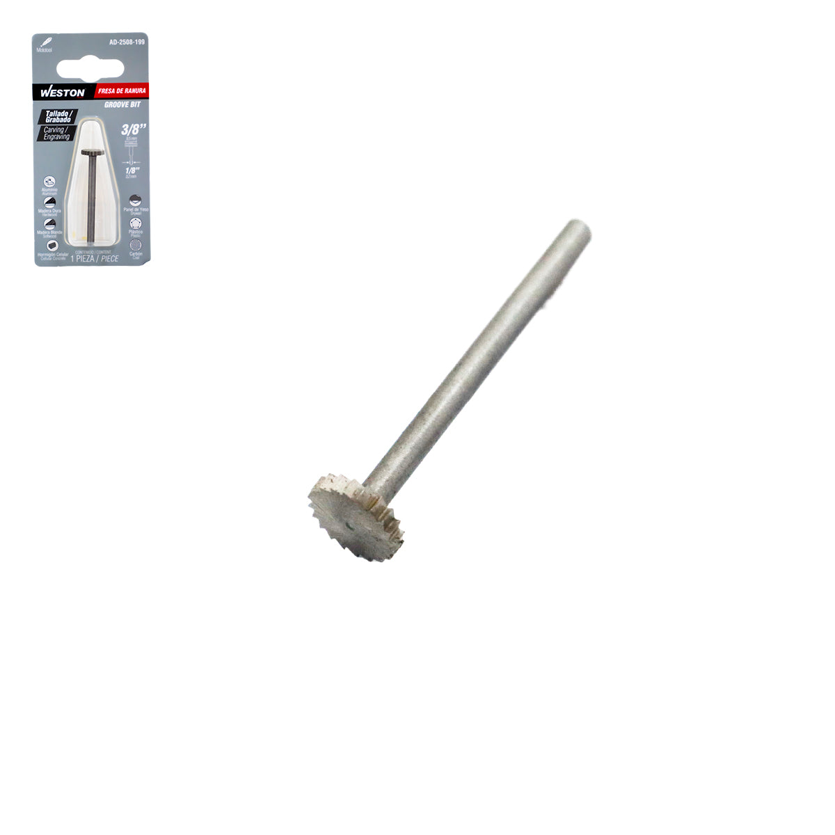 Fresa de Ranura 3/8" | AD-2508-199