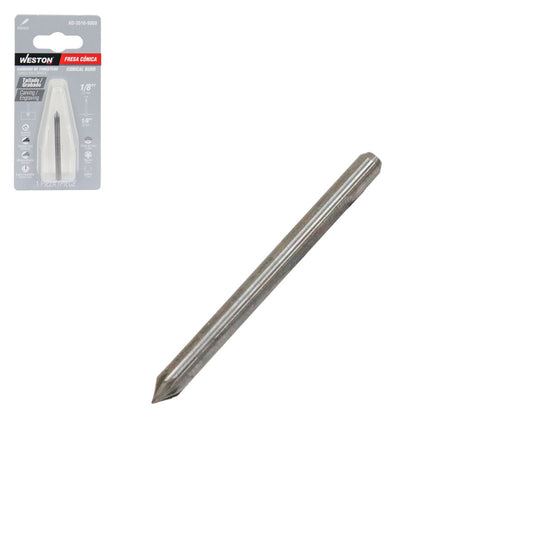 Fresa de Carburo de Tungsteno Cónica 1/8" | AD-3510-9909