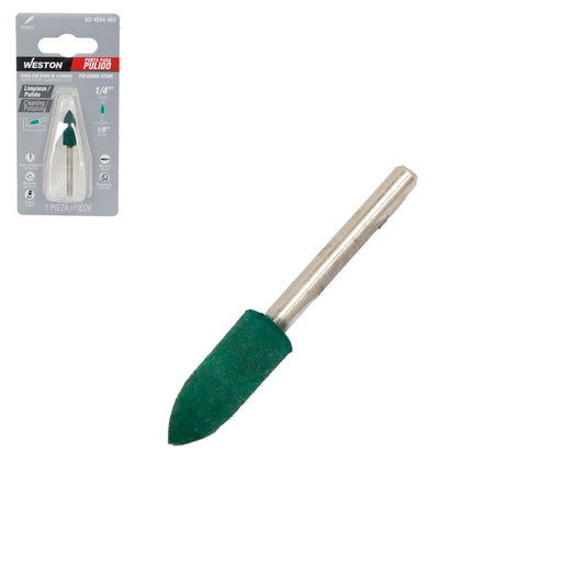 Punta de Goma para Pulido (Verde) 1/4" | AD-4504-462