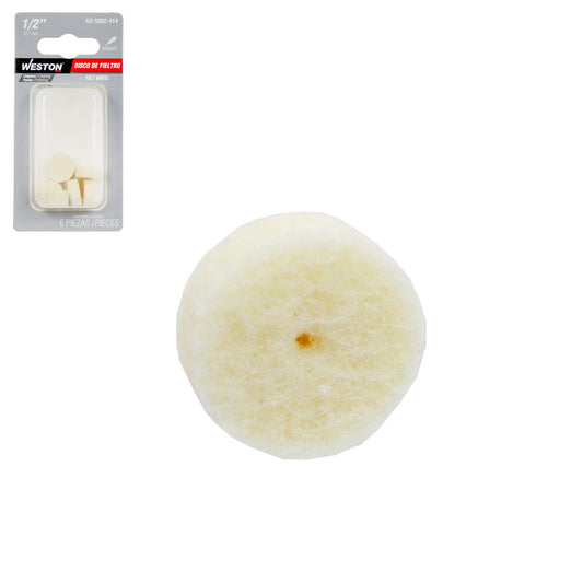 Disco de Fieltro para Pulido 1/2" | AD-5002-414