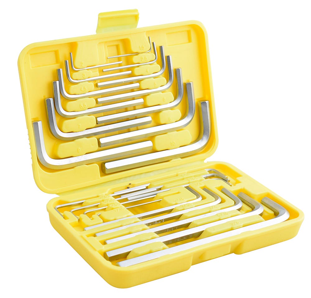 Juego De Llaves Hexagonales Tipo L, Combinadas, Surtek ALLF25