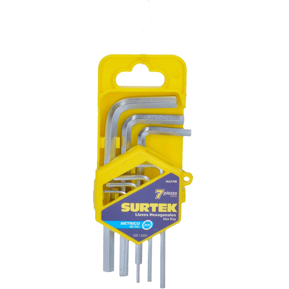 Juego De Llaves Hexagonales Tipo L, Métricas, Surtek ALLF7M
