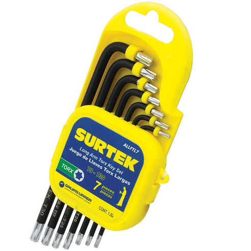 Juego De Llaves Hexagonales Tipo L, Torx, Surtek ALLFTL7
