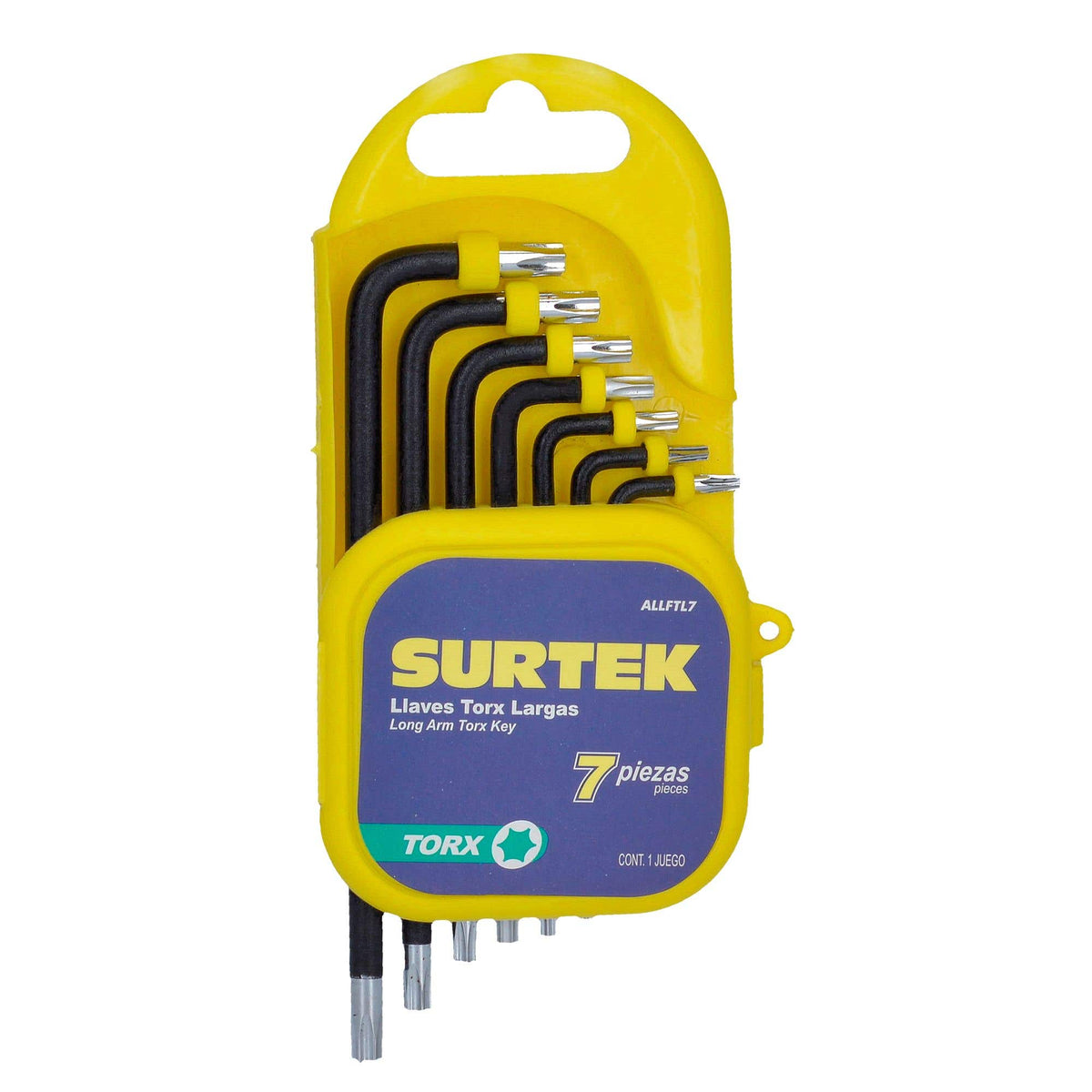 Juego De Llaves Hexagonales Tipo L, Torx, Surtek ALLFTL7