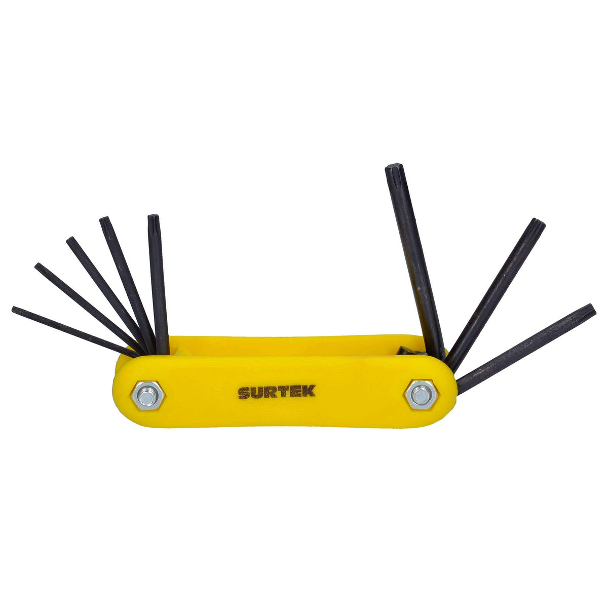 Juego De Llaves Hexagonales Torx Tipo Navaja, 8 Piezas En Rack, Surtek ALLFTNP8