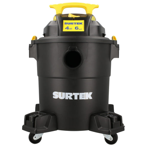 Aspiradora De Plástico 6 Galones, 4 HP 120 V, Surtek AS506A