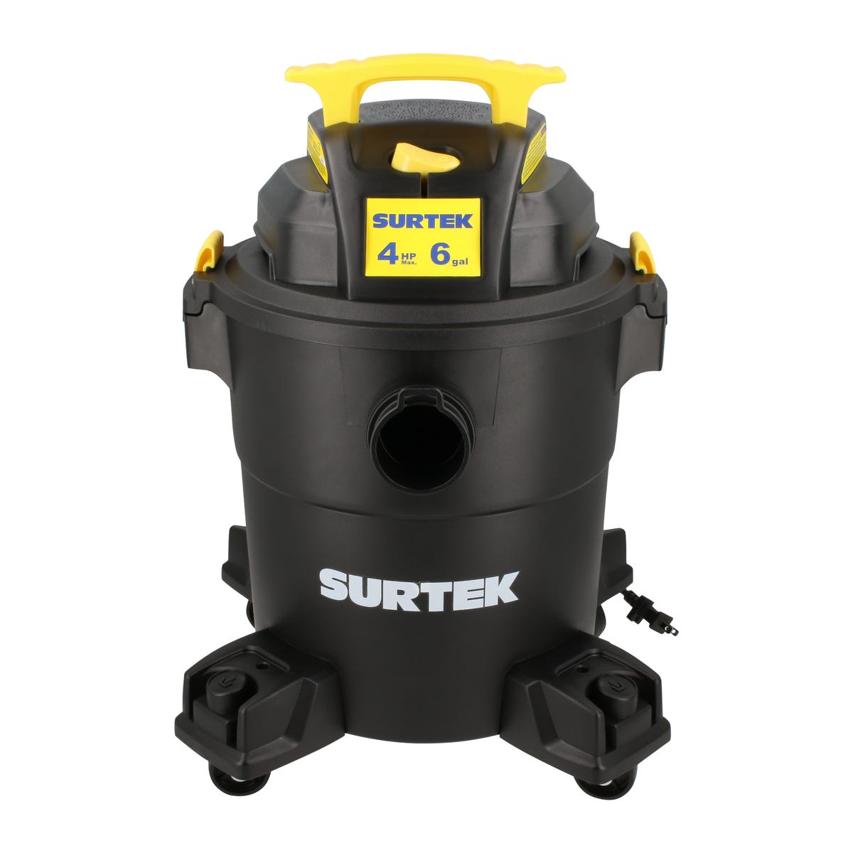 Aspiradora De Plástico 6 Galones, 4 HP 120 V, Surtek AS506A