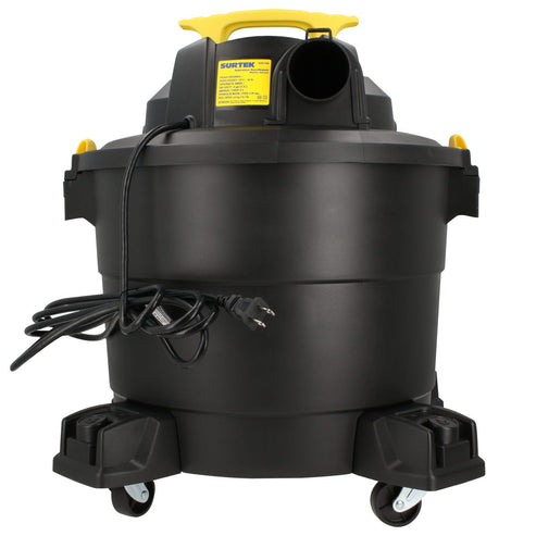 Aspiradora De Plástico 10 Galones, 4 HP 120 V, Surtek AS510A