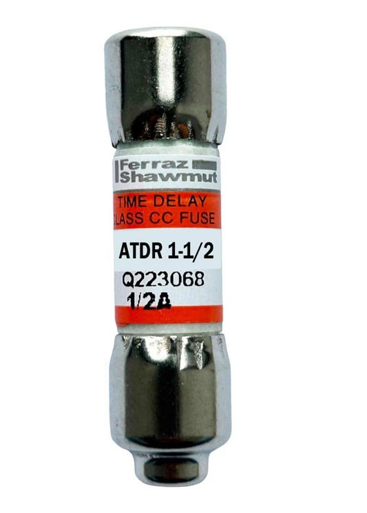FZS-ATDR-1-1/2A	Fusible Ferraz Shawmut  ATDR-1-1/2A 600V Clase CC  Retardo de tiempo