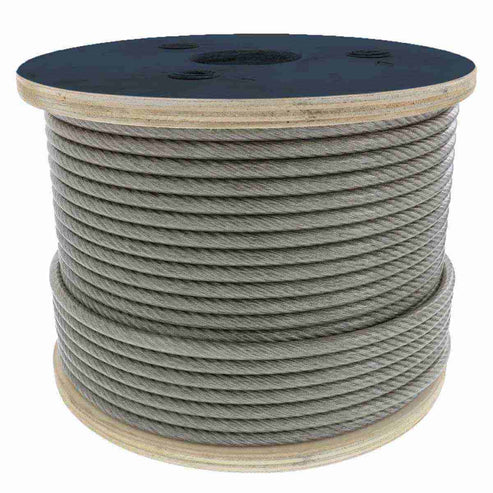 Cable De Acero Alma De Acero IWRC 6X36 1/2" Rollo 1000M | B-437