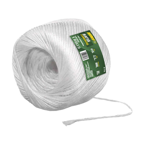 Rafia Comercial Rollo Cal. 2.2 Blanco 900 Grs. | B-776