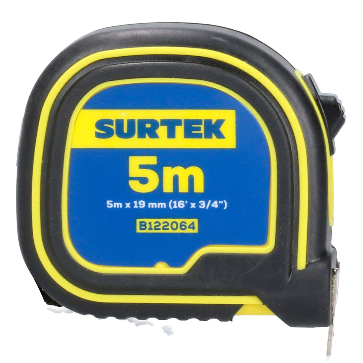 Flexómetros Anti-Impacto Con Carcasa Soft Grip, 5 m x 19 mm, Surtek B122064