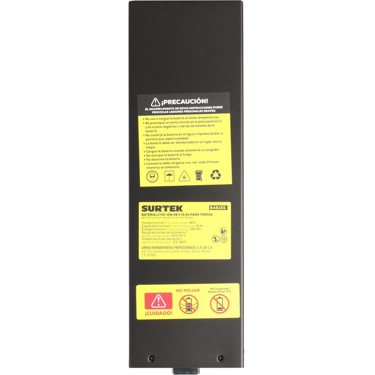 Batería Litio-Ion 48 V 15 Ah Para TREP02, Surtek B4815S