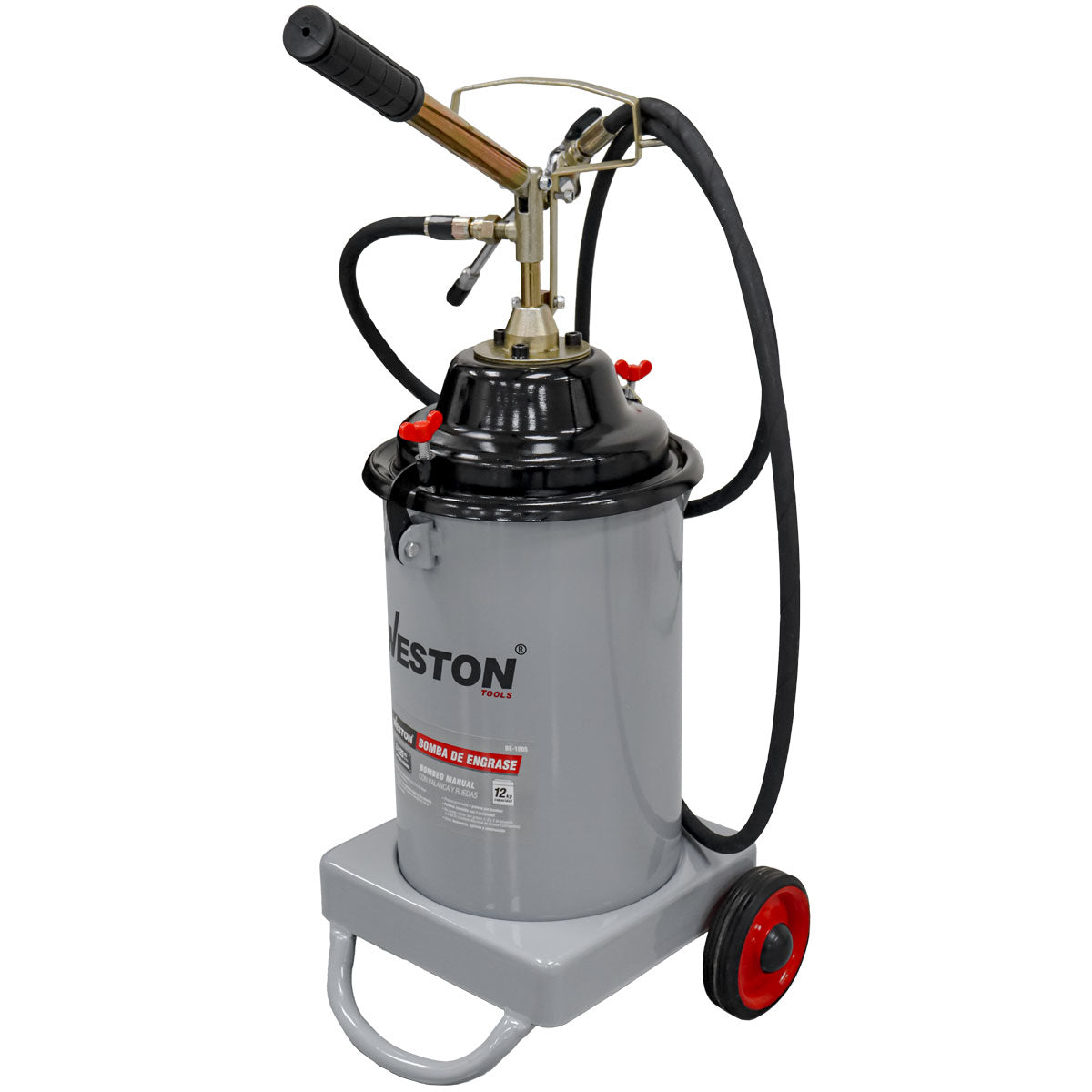 Bomba de Engrase 12KG con Ruedas | BE-1005
