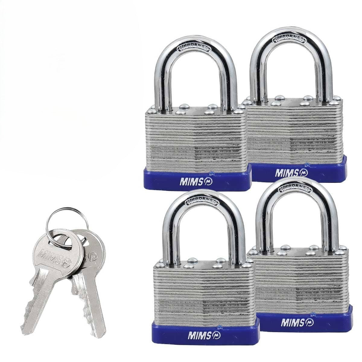 MMS-BL-02 Candado de Acero Cuerpo Laminado con Llaves