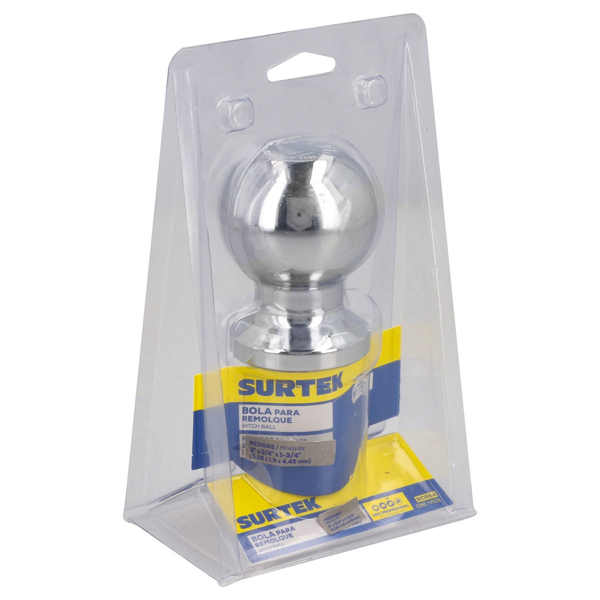 Bola De Arrastre Para Remolque 2 x 1.9 cm, Surtek BORE4