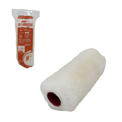 Felpa Borrego Uso Especial 9" X 1-1/4" (Precio X Pieza - Emp. Con 12 Piezas) | BR-0660