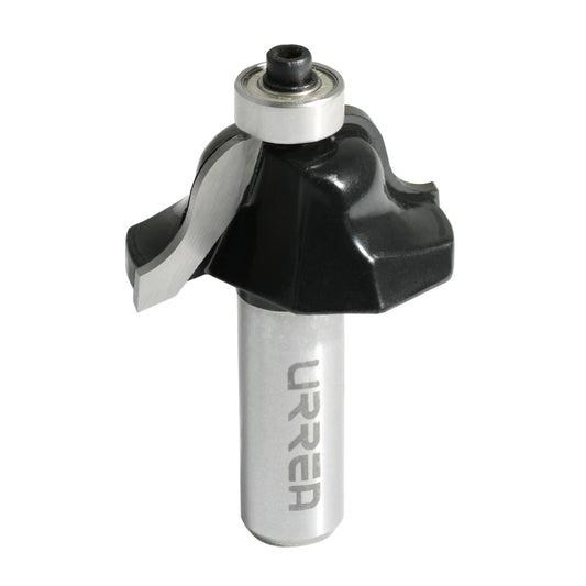Broca Para Router De Acero Romana Con Balero 1-5/8 Zanco De 1/4, Urrea BR1204