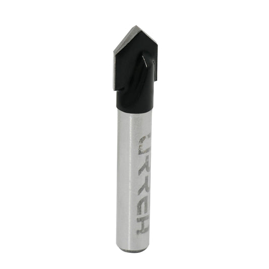 Broca Para Router De Acero Corte En V 3/8 Zanco De 1/4, Urrea BR1402
