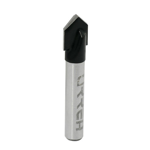 Broca Para Router De Acero Corte En V 1/2 Zanco De 1/4, Urrea BR1403