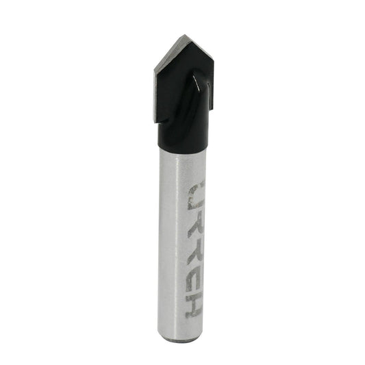 Broca Para Router De Acero Corte En V 1/2 Zanco De 1/4, Urrea BR1403