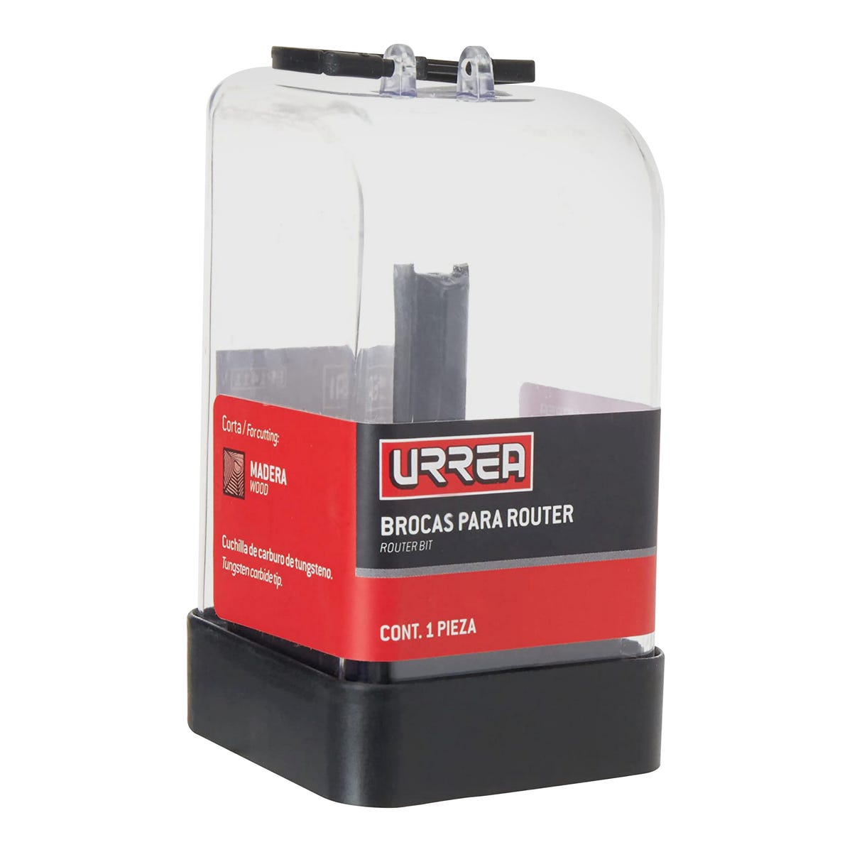 Broca Para Router De Acero Recta De 2 Filos 1/2 Zanco De 1/4, Urrea BR1411