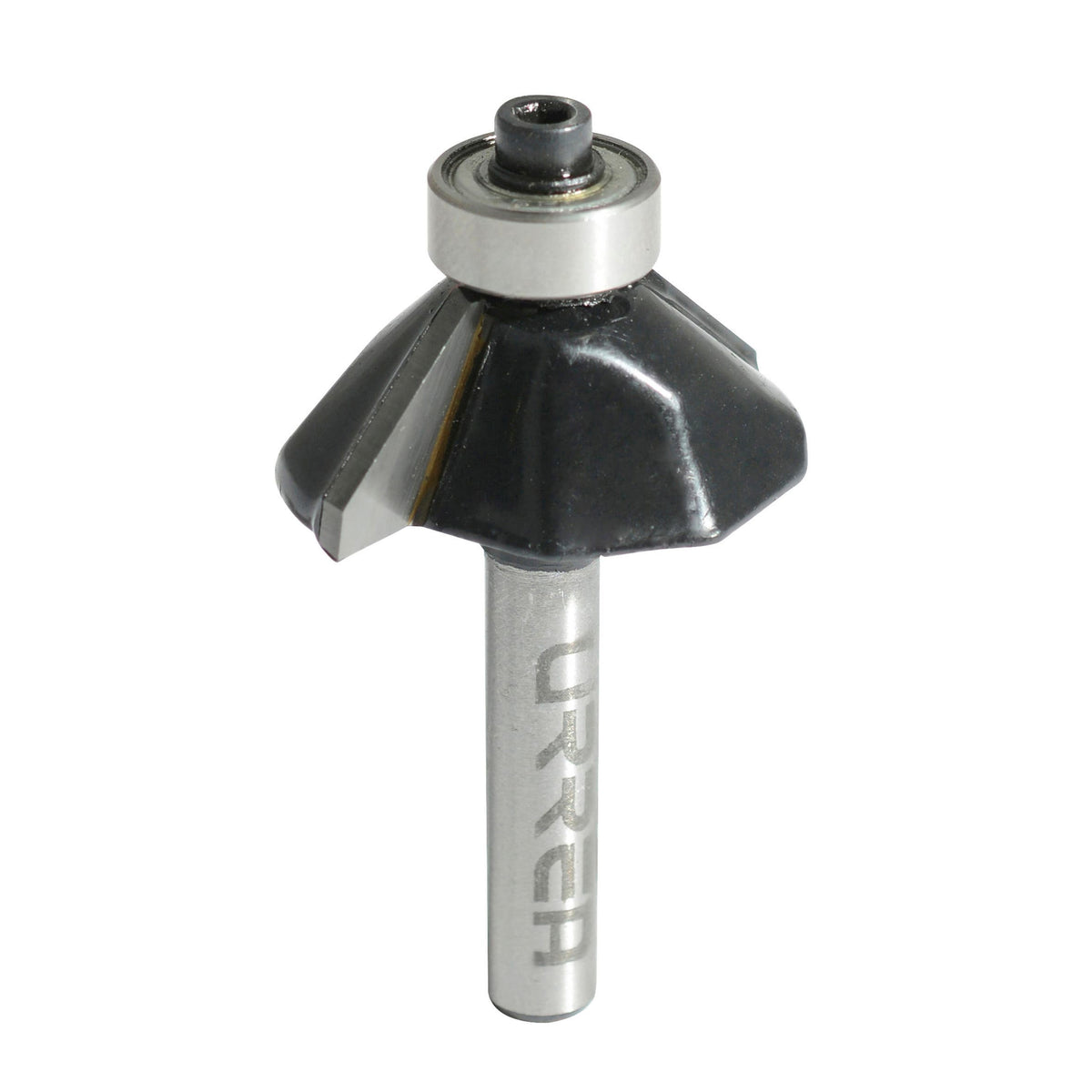 Broca Para Router De Acero Chaflán Con Balero 1-1/4 Zanco De 1/4, Urrea BR1415