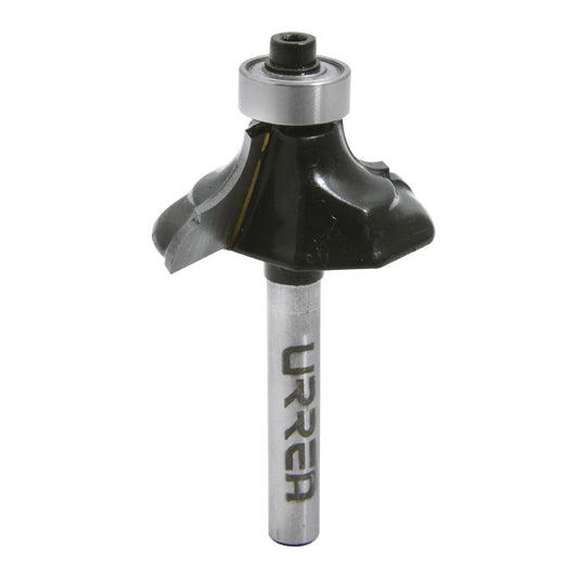 Broca Para Router De Acero Clásica Con Balero 1-3/8 Zanco De 1/4, Urrea BR1425
