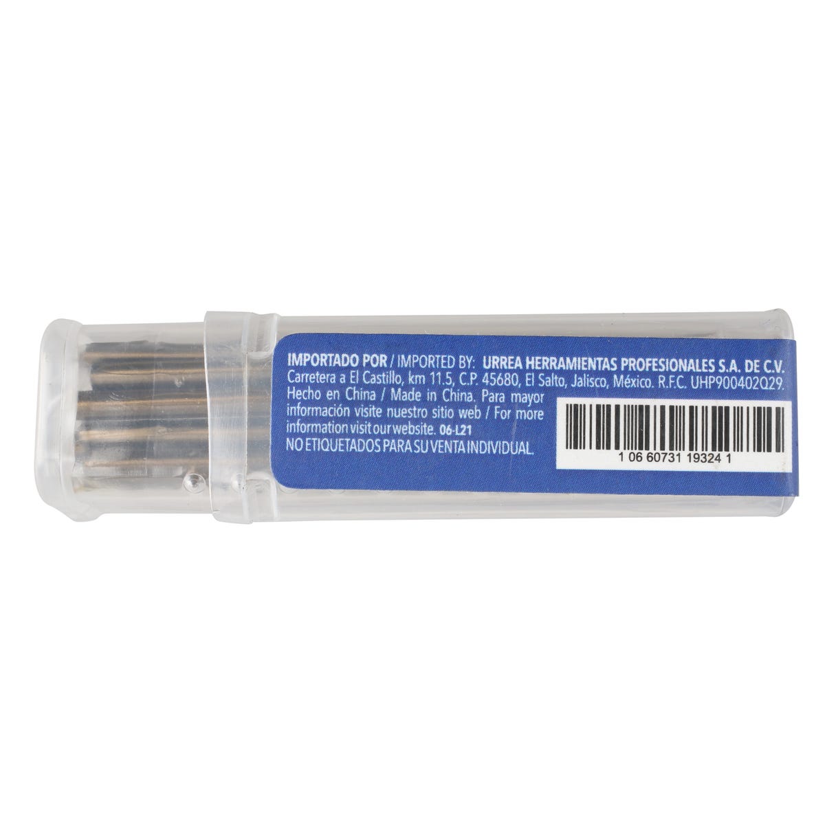 Broca Con Cobalto De Acero De Alta Velocidad Métrica De Zanco Recto 2.5 mm, Surtek BS25M