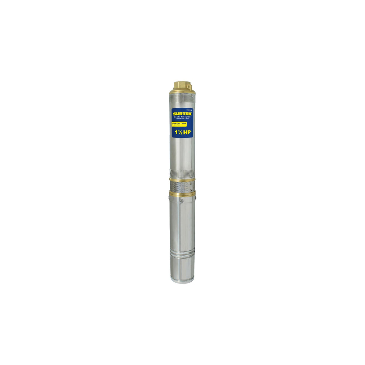 Bomba Sumergible Para Pozos Profundos 1-1/2 HP 127 V, Surtek BSP615