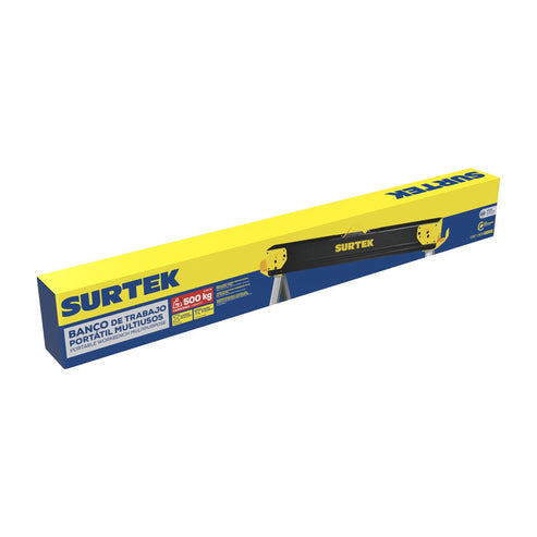 Banco De Trabajo Portátil 500 kg Multiusos, Surtek BT500M