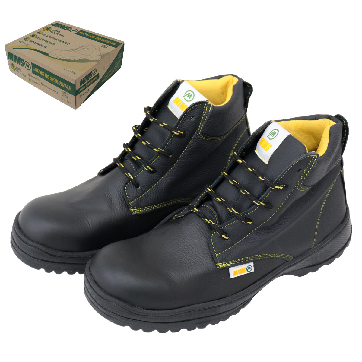 Bota De Seguridad Industrial Dieléctrica Negra | BTA030-30