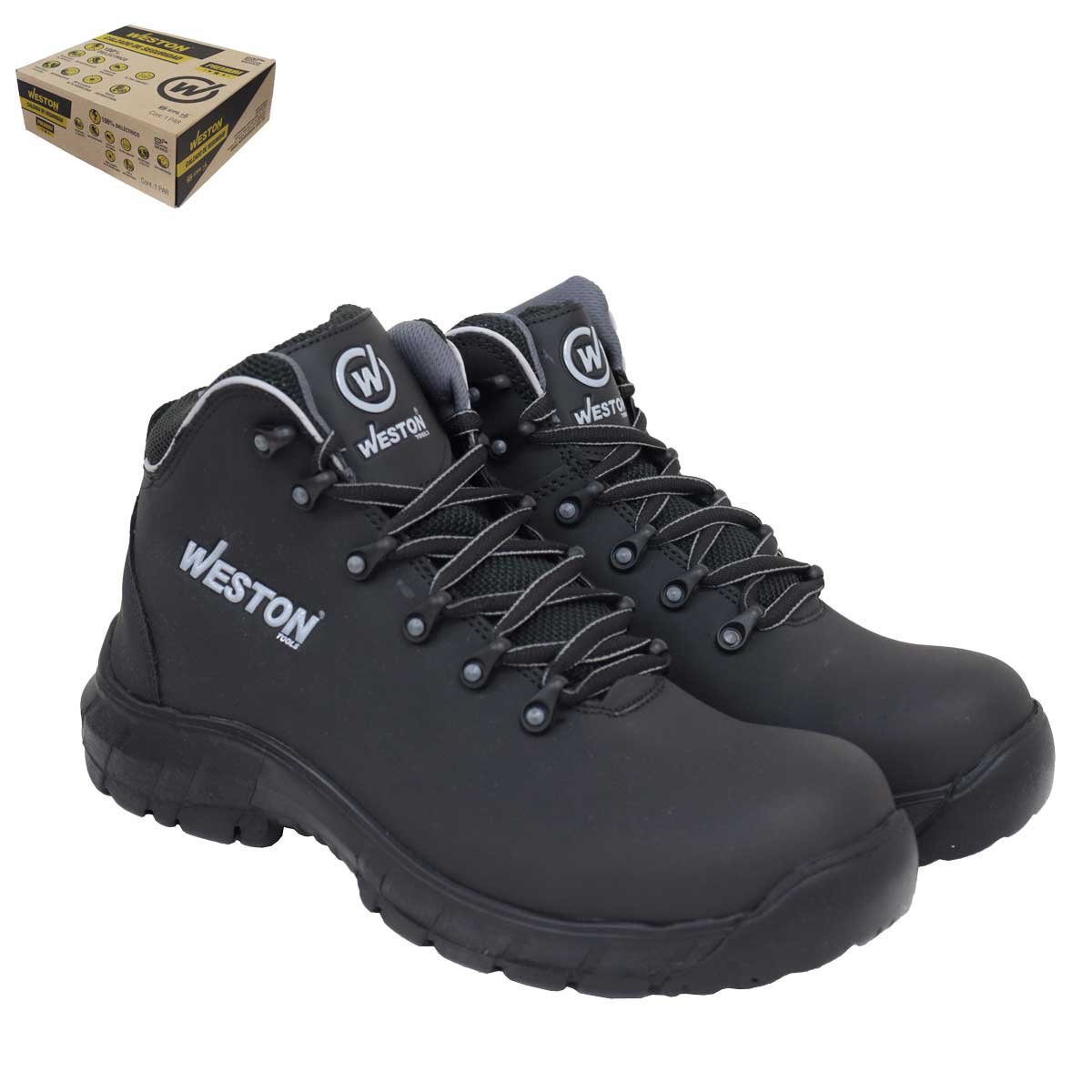 Bota De Seguridad Industrial Dieléctrica Negra | BTA060-29