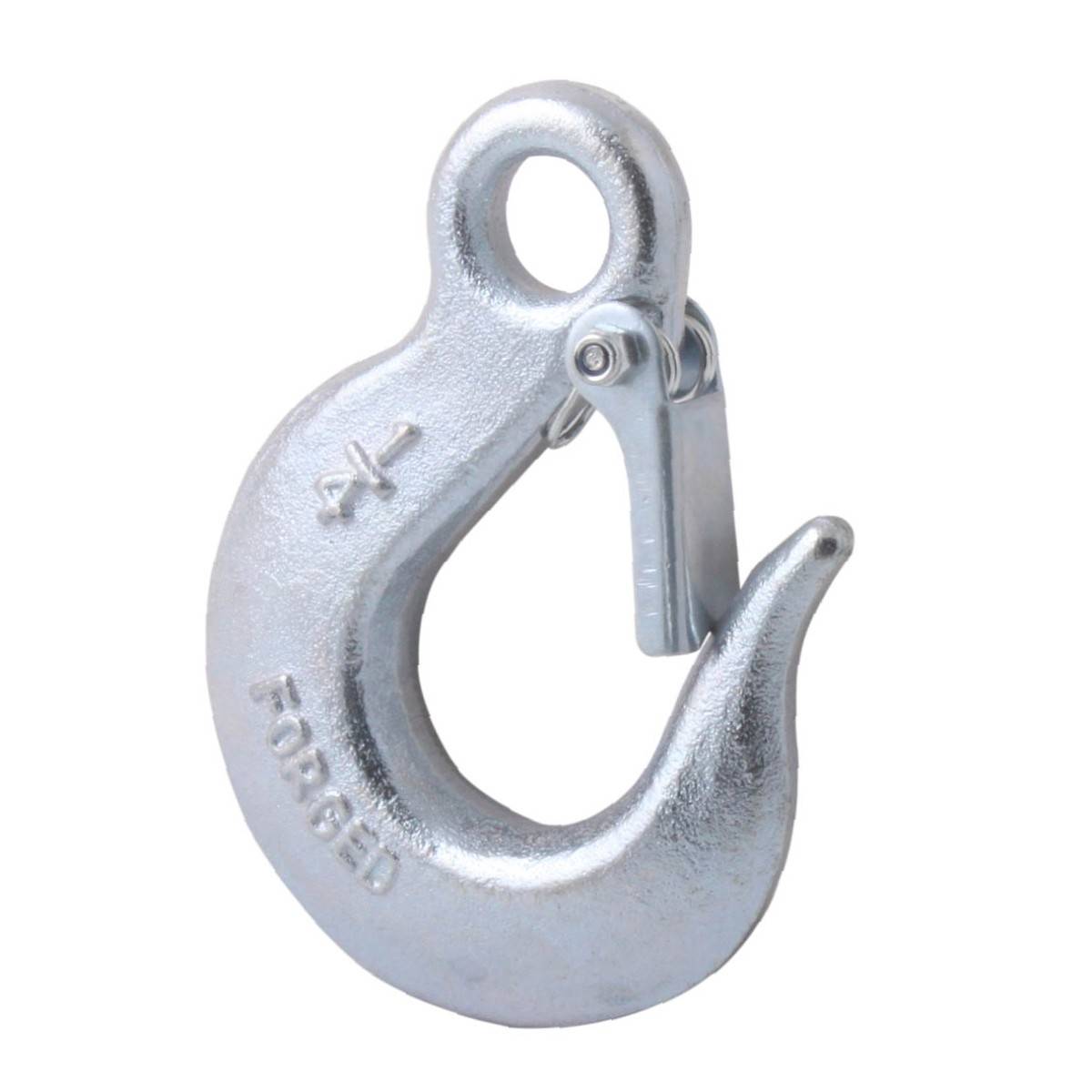 Gancho Forjado Con Ojo Y Seguro 3/8" | C-00272
