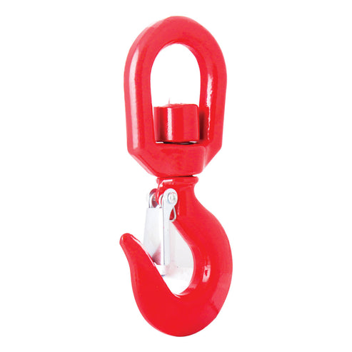 Gancho De Acero Forjado Giratorio 11TON (Rojo) | C-00278-2