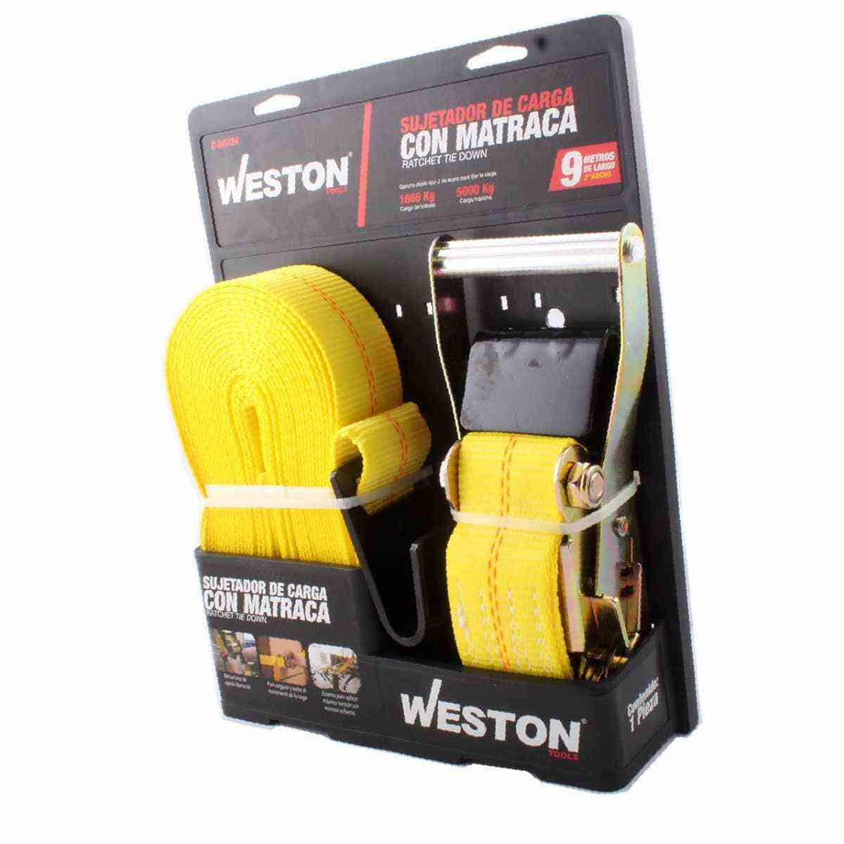 SUJETADORES CON MATRACA 2"" X 9M"-C-00724