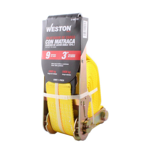 CON MATRACA 3" X 9M-C-00726