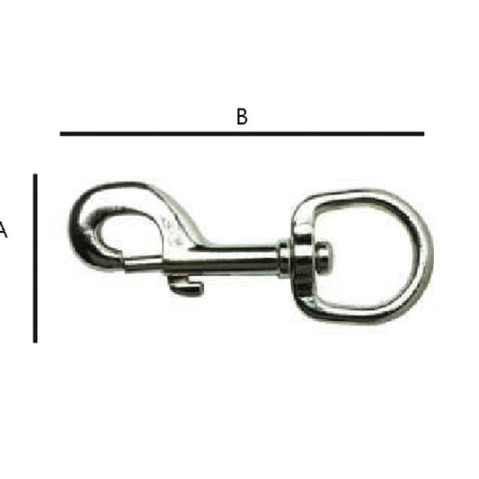 Bandola con Gancho Niquelado 1/2" | C-00860