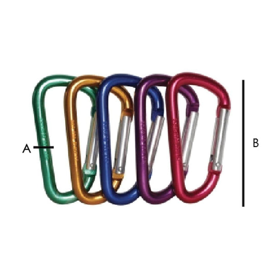 Gancho Rápido de Aluminio Tipo D 8MM x 8MM | C-00970